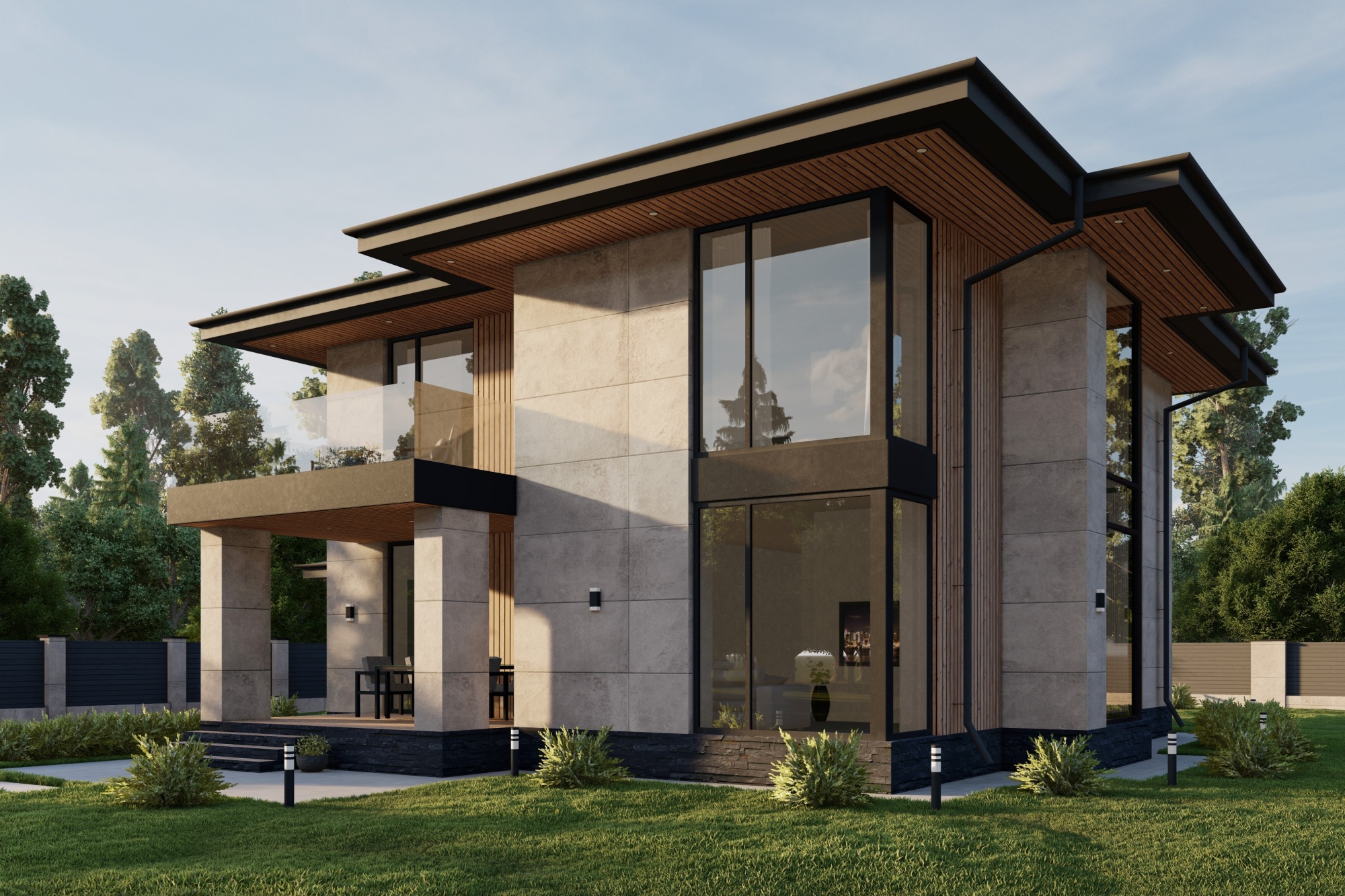 Дома из кирпича Двухэтажный дом  273 кв.м 273 кв м - от компании «Arnum» в Казани и Москве