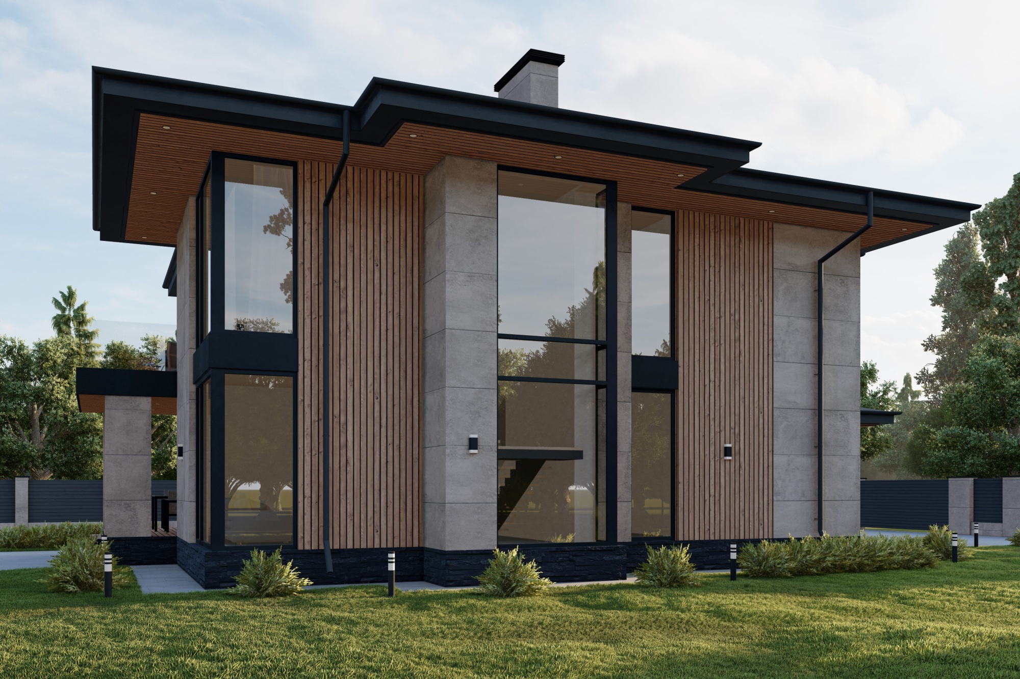 Дома из кирпича Двухэтажный дом  273 кв.м 273 кв м - от компании «Arnum» в Казани и Москве