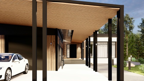 Двухэтажные Двухэтажный дом 468 кв. м. хайтек 468 кв м - от компании «Arnum» в Казани и Москве